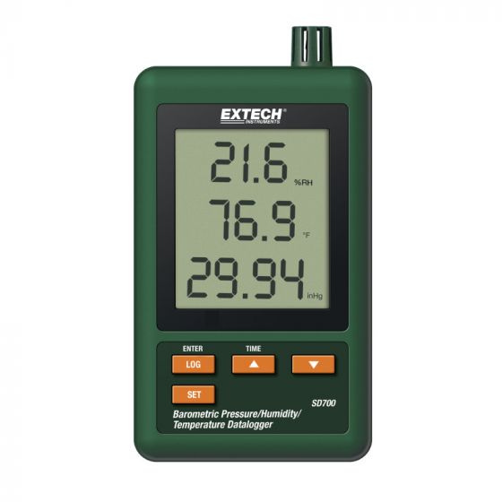 Termohigrómetro registrador Extech SD700 en alquiler con certificado de calibración