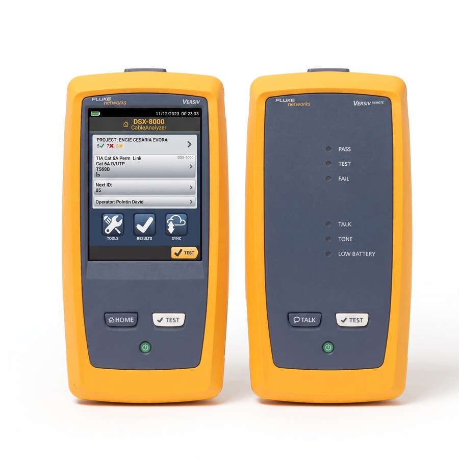 Certificador de cableado Fluke Networks DSX-8000