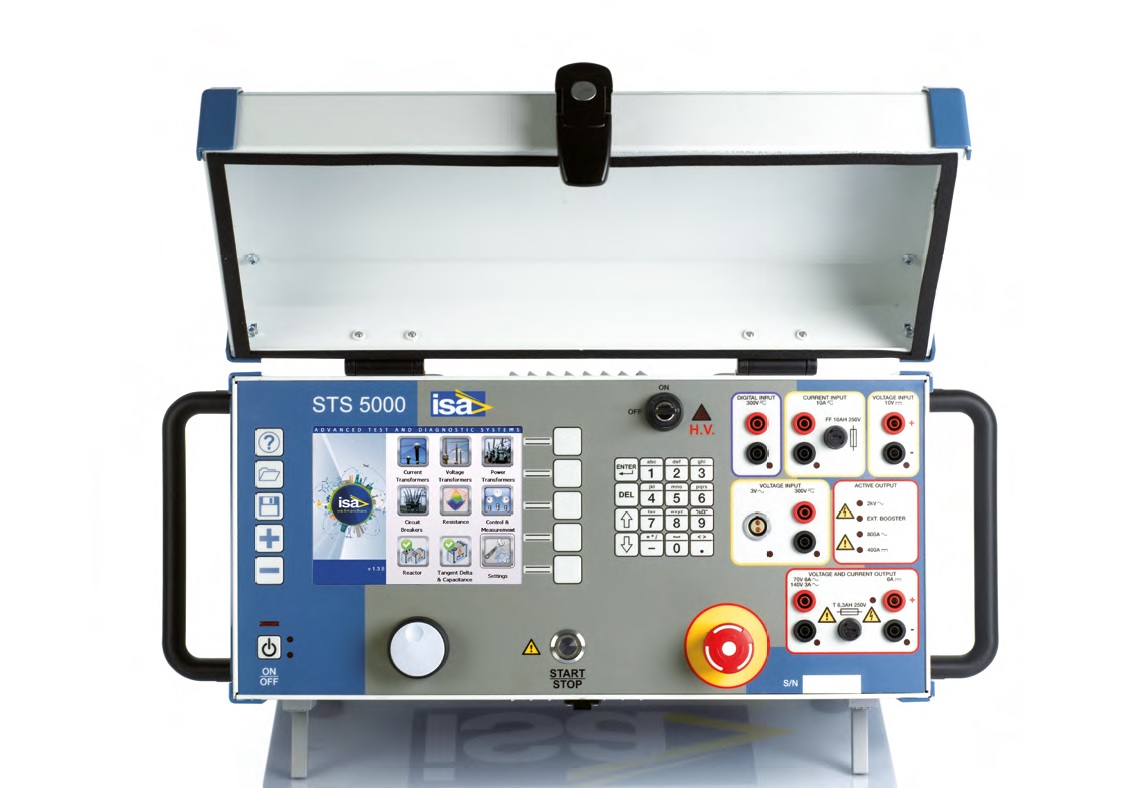 Pruebas de subestaciones ISA STS 5000 en alquiler con certificado de calibración