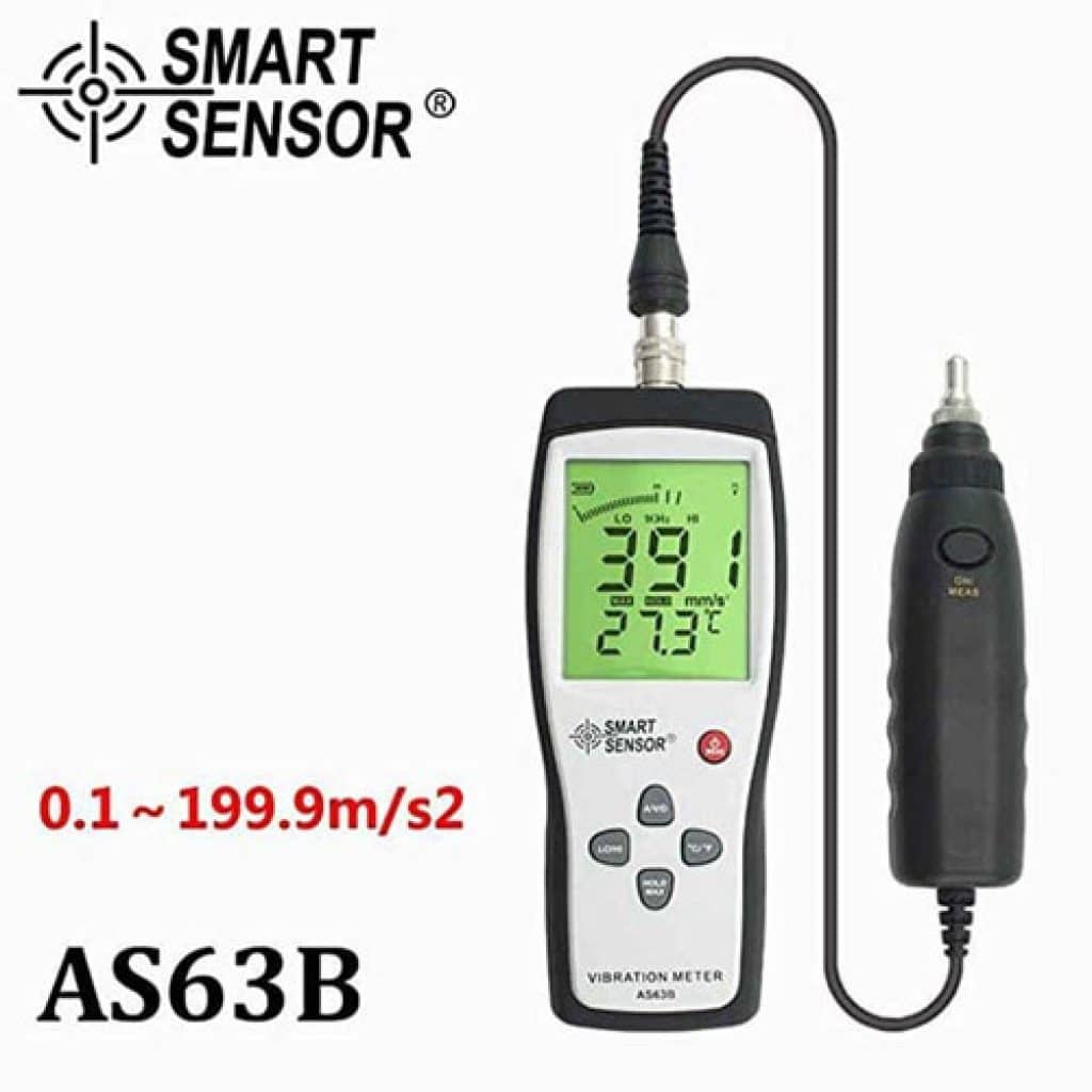 Medidor de vibraciones Smart Sensor AS63B en alquiler con certificado de calibración