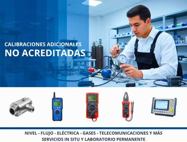 Calibraciones adicionales no acreditadas - GST Ingeniería